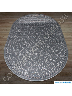 Ковер Safir 0001-03 gri ov
